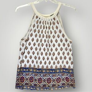 Loveappella Halter Top Sleeveless Casual Blouse Sz L